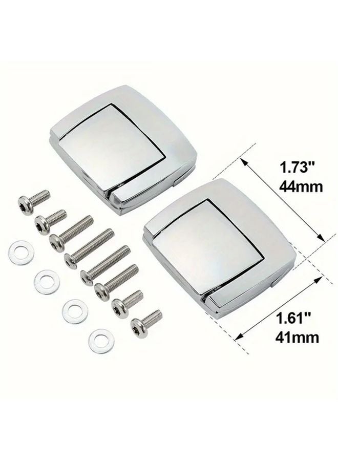 Chrome Motorcycle Luggage Lock Detachable Strap For Harley FLHTC FLHTCU FLHTP FLHTK - Image 3